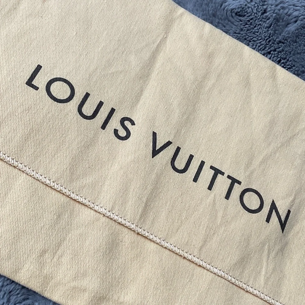 Louis Vuitton Pale Yellow Dust Bag with Logo